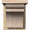 Ekena Millwork Yorktown Rough Sawn Corbel w/Backplate, Douglas Fir, 8"W x 10"D x 10"H COR08X10X10YOR01RDF - alternate 3